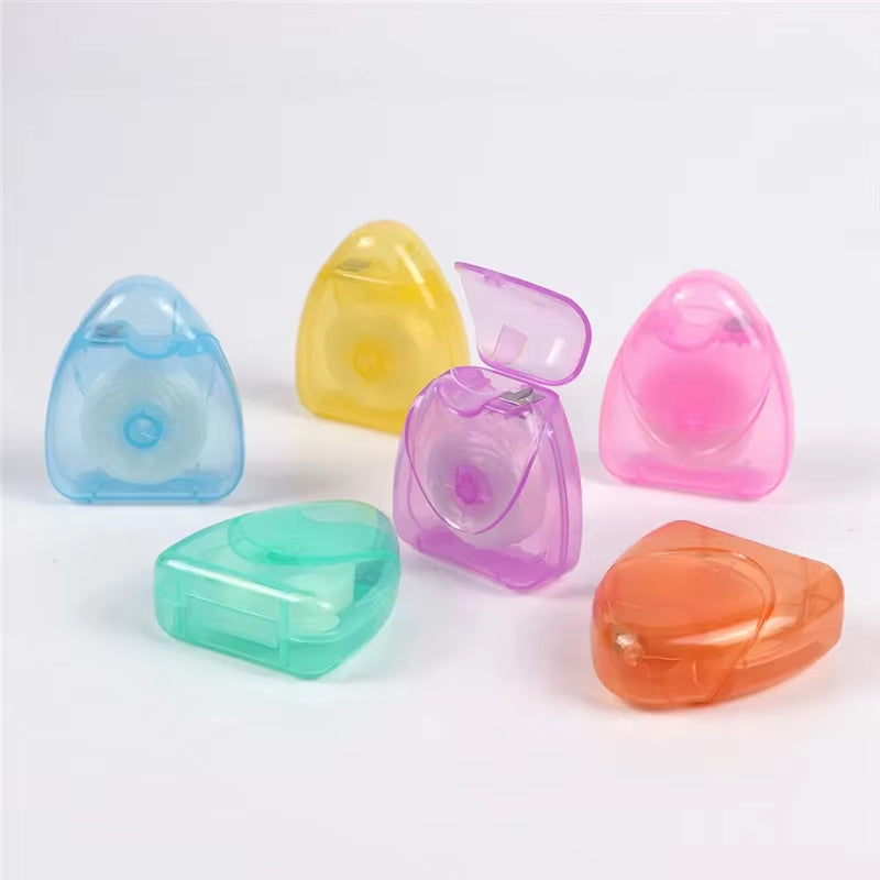 50M Micro Wax Peppermint Flavor Dental Flosser Interdental Brush Teeth Stick Toothpicks Floss Pick Oral Hygiene Clean Wire